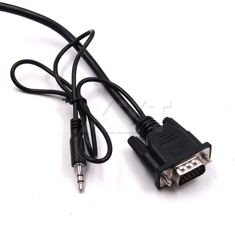 Переходник VGA папа мама с аудиовыходом 1080P USB адаптер питания для ПК ноутбука