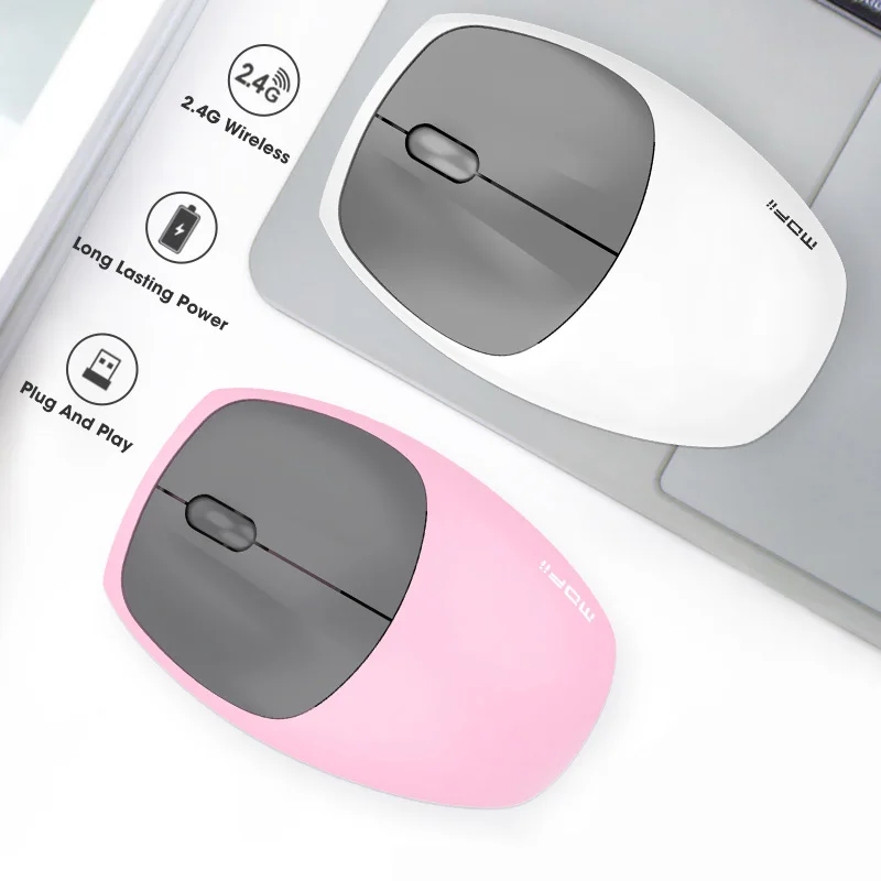 

2.4GHz Wireless Mouse USB For PC Laptop Computer Gamer Pink Mice Wireless 1200DPI Ergonomic Optical Mouses USB Maus Girl Mause