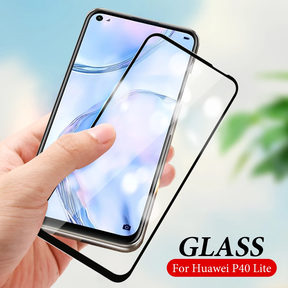 

2 Pcs Tempered Glass For Huawei P40 Lite 2020 Screen Protector Huavei P30 lite Glass Film p 30 40lite huawey p 40 lite e