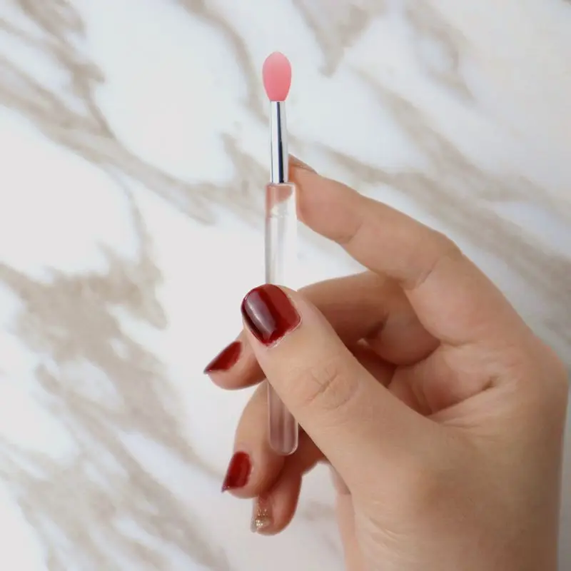 2 шт. Многофункциональные Силиконовые кисти для губ с пылезащитной крышкой |