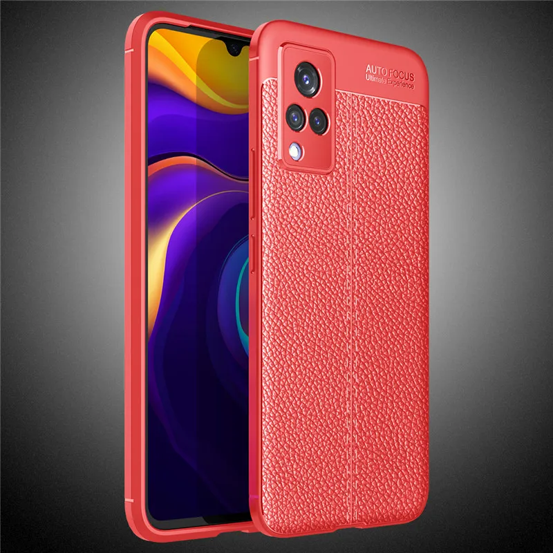 shockproof bumper for vivo v21 5g case for vivo v21 cover cases non slip soft silicone tpu protective phone cover for vivo v21 free global shipping