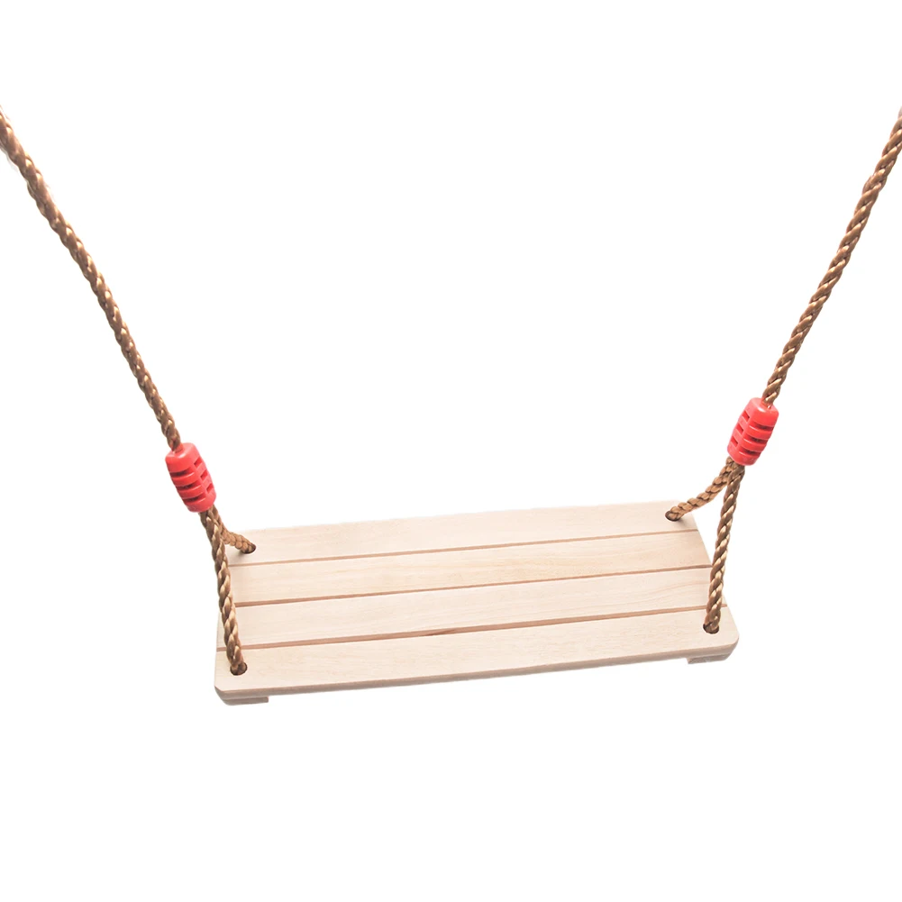 

For 150kg Children Adult Hanging Tree Easy Install Playground Park Garden Decoration 4pc Board Indoor Outdoor Wooden Swing Seat