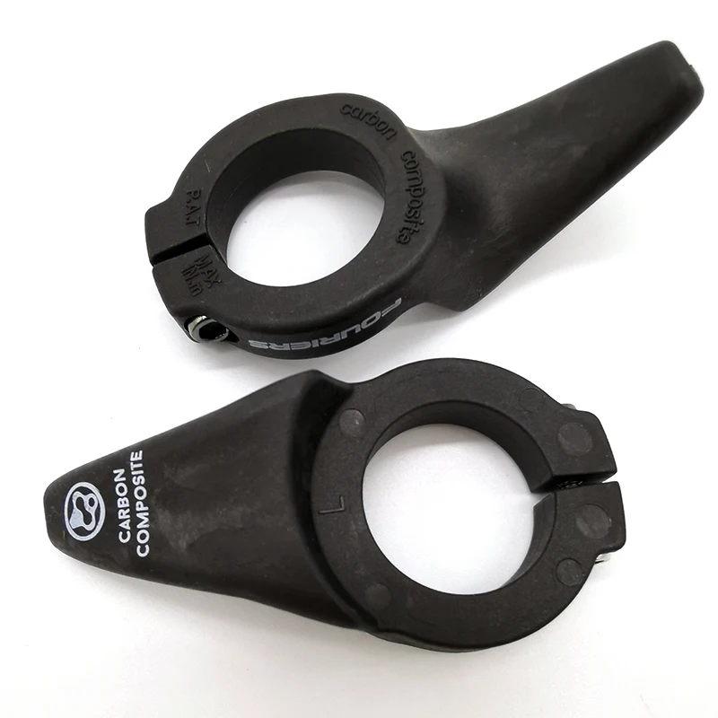 Fouriers ADP-HB701-AS Bike Carbon Nylon Hybrid Ergonomics Bar Ends 22.2mm Safe Rest For Brake Bicycle Parts | Спорт и развлечения