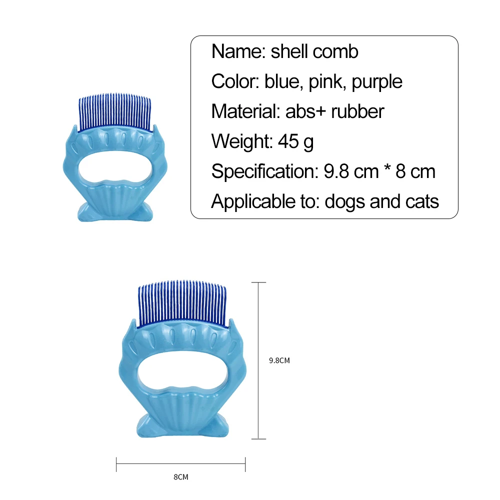 Шерсть домашних животных Deshedding Кисть гребень с рисунком собачки и котика груммер