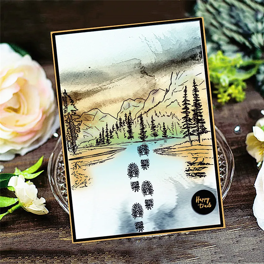 22 5*17 см коньки прозрачные штампы/силиконовые уплотнения Ролик Штамп для DIY