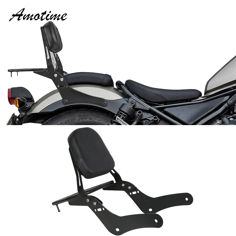 Спинка сиденья для мотоцикла черная кожа Honda Rebel CMX300 CMX500 CMX 300 500 2017-2021 |