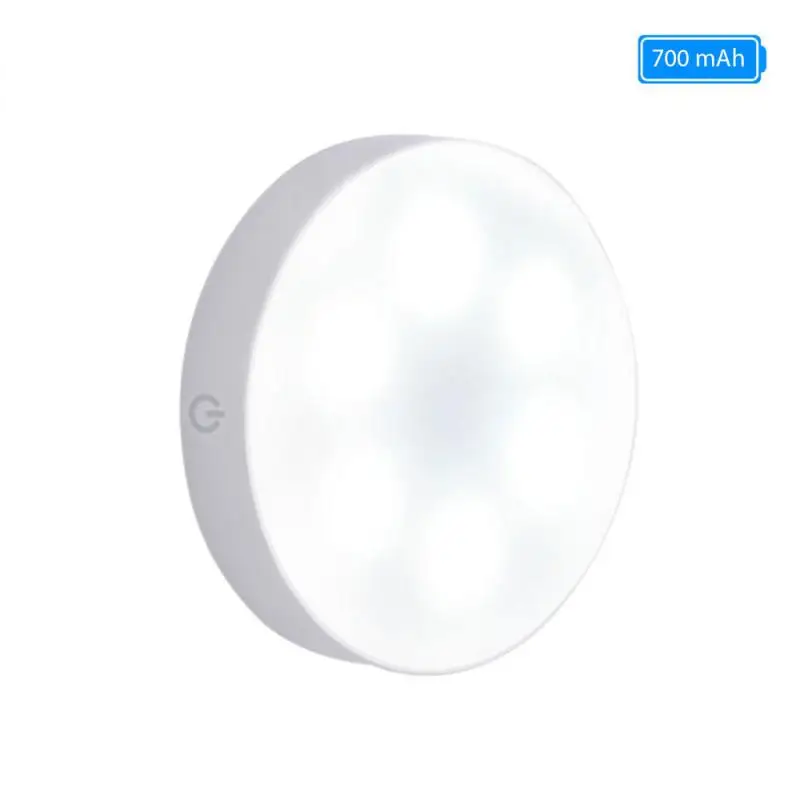 

Touch Switch Sensor Night Light Charging Corridor Cabinet Magnetic Fixation 6Led Stepless Dimming Dual Color Charging Night Lamp