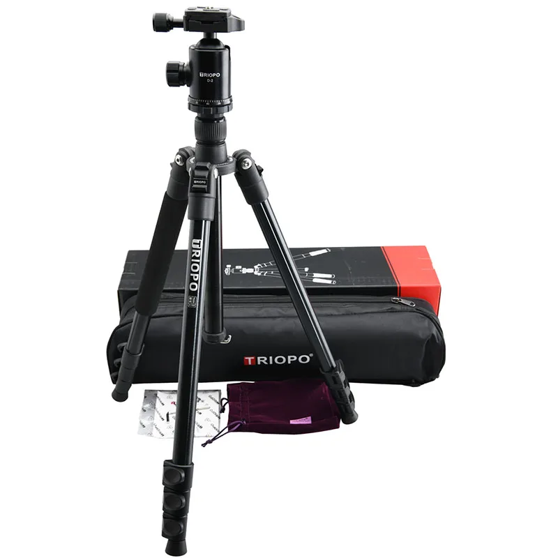 

Triopo DSLR Flexible Tripod Extendable Travel Lightweight Stand Remote Control For Mobile Cell Phone Mount Camera