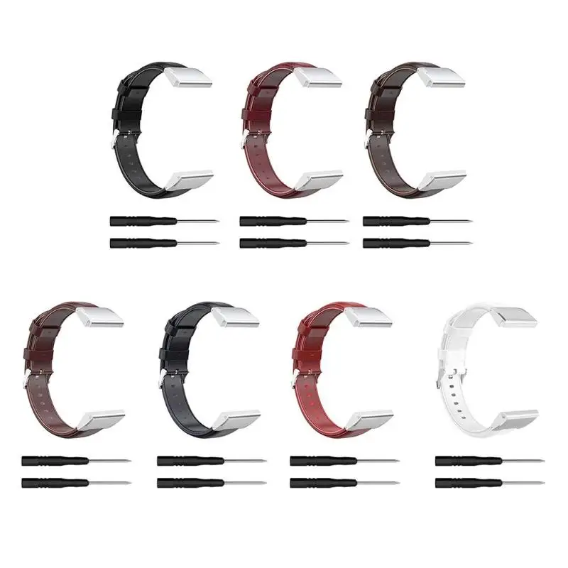 

Ремешок для часов Garmin Fenix 6 5 Forerunner 945, из воловьей кожи, 22 мм