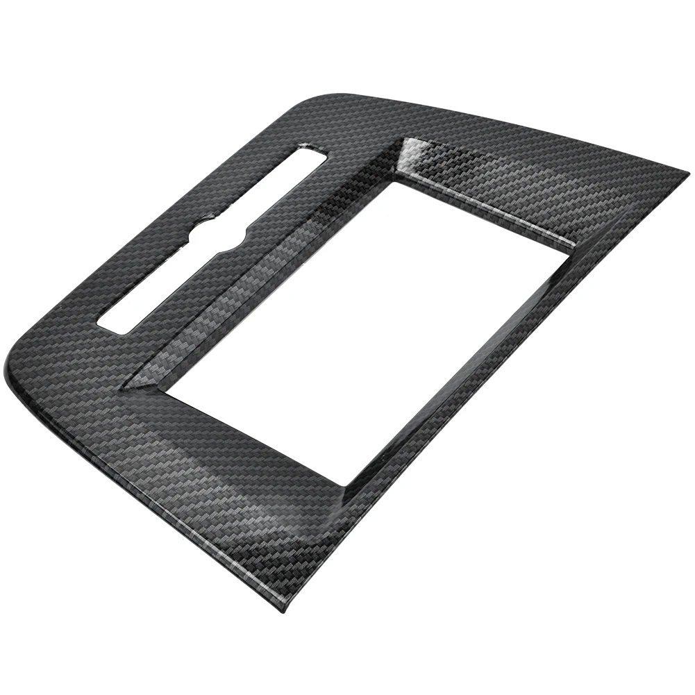 1pc Carbon Fiber Color Style Car Accessories Dashboard Navigation Frame Cover Trim for Mg Zs Suv 2017-2018 | Автомобили и