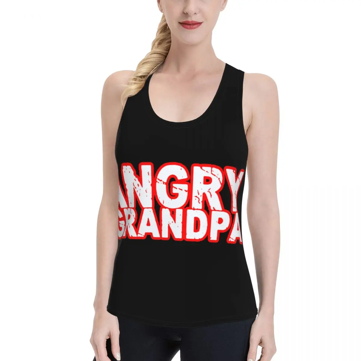 

women 2021 Exotic yoga Angry Grandpa (4) Running Sweatshirt top Anime Comic Kawaii Women yoga