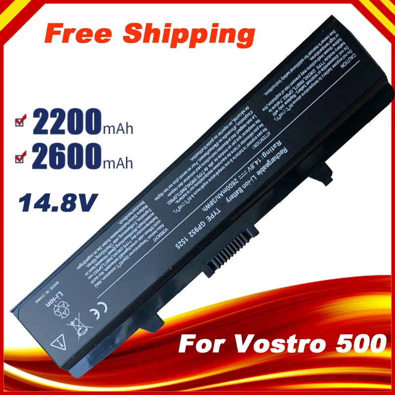 Аккумулятор 14 8 в для DELL INSPIRON 1525 1545 1526 C601H GW240 CR693 D608H GW241 GP252 GP952 GW252 HP277 HP287|battery for dell|dell