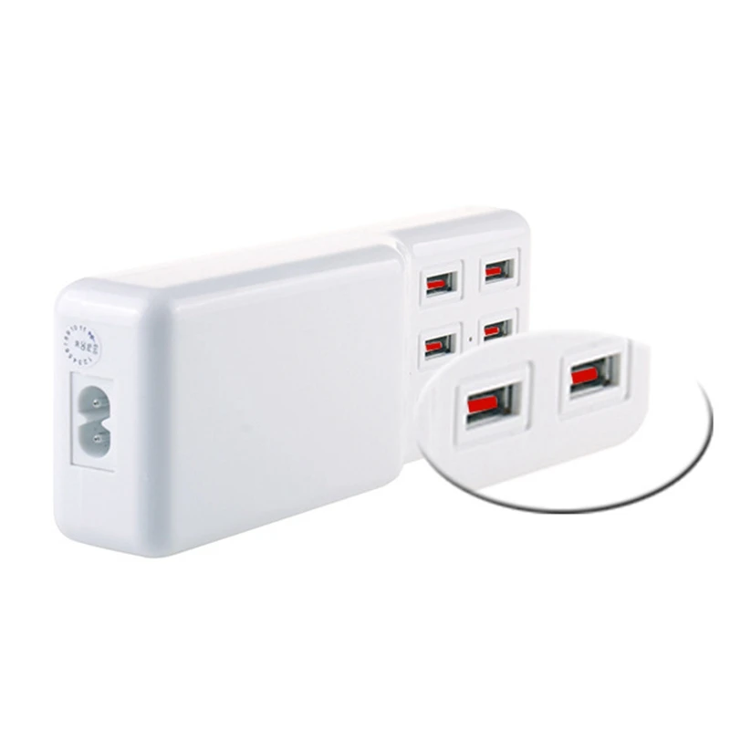 Топ 6 Usb 60 Вт порт зарядное устройство для мобильного телефона планшета 2 умная
