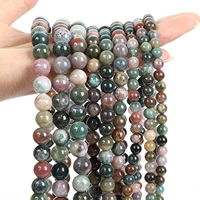 natural stone bracelet 8mm indian agate loose beads for jewelry diy making bracelet necklace present accessories self use