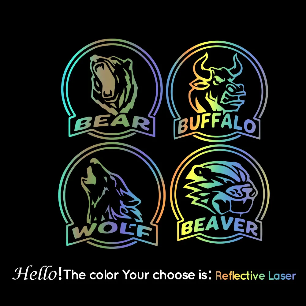 

NEW Animal Lion Tiger Car Stickers Vinyl Cars Decal Custom Window Door Wall Sticker