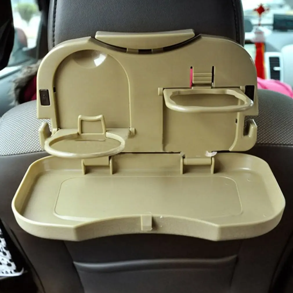 

1Pc Folding Universal Car Bracket for Food Tray Drink Holder Auto Back Rear Seat Table Tray Phone Holder Car Storage Box