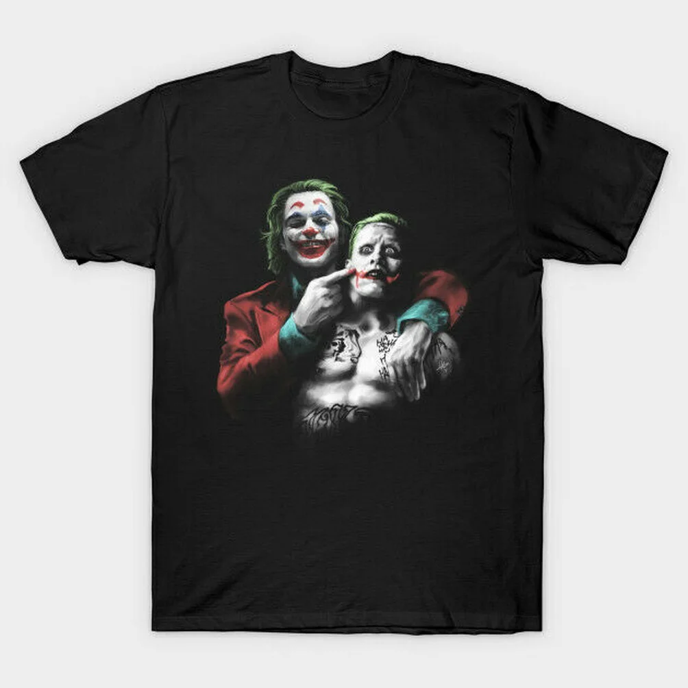 The Killing Joker Joaquin Феникс Джаред Лето забавная черная футболка брендовая одежда