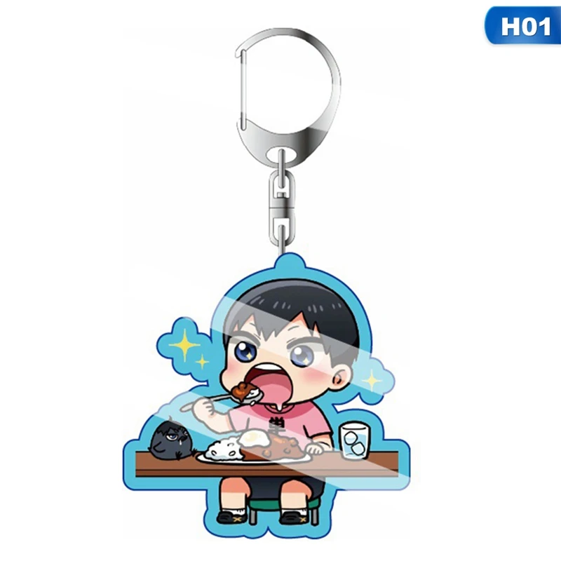 

Volleyball boy Key Chain Ring Anime Haikyuu!! Keyring Cute Cartoon Keychain sleutelhanger 2020 New