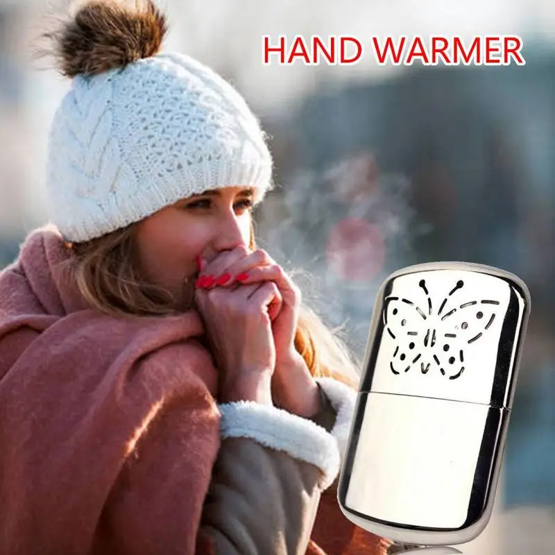 

Portable pocket hand heater reusable butterfly fuel hand platinum heaters For outdoor ultralight hunting camp standard E5T7