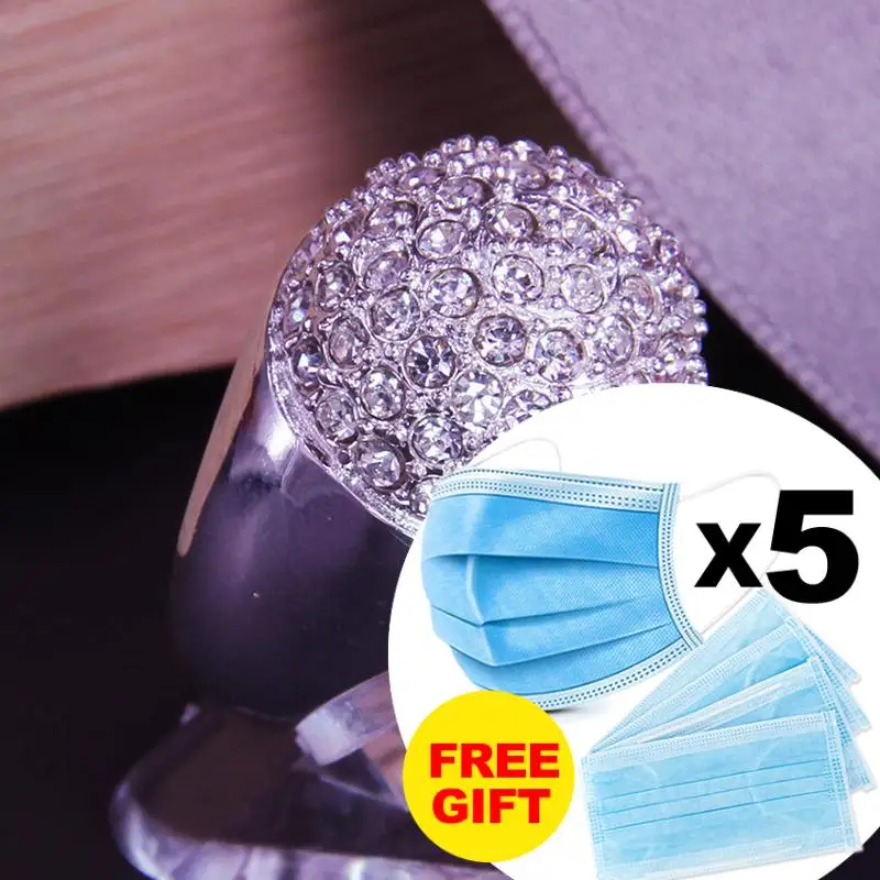 Хит продаж высокое качество Мозаика Белый Кристалл Кубический Цирконий круглое