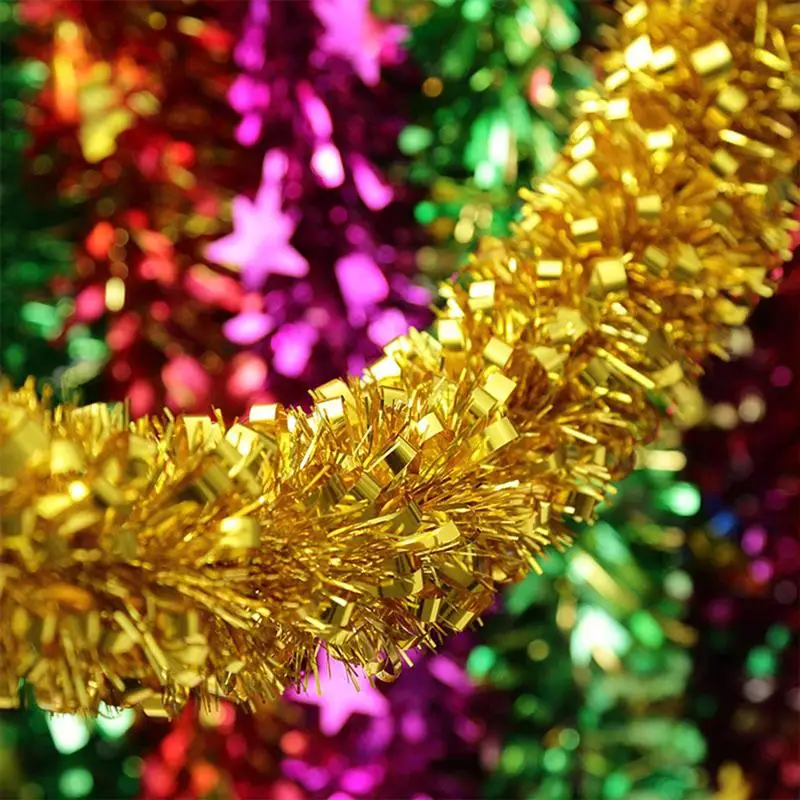 6.56ft Tinsel Garland All-purpose DIY Shiny Party Garland for Christmas Wedding