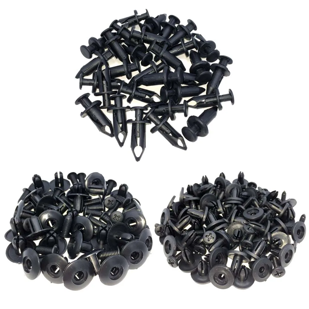 190 шт. разные пластиковые расширяющиеся заклепки зажимы для Honda Ford Chevy фиксатор