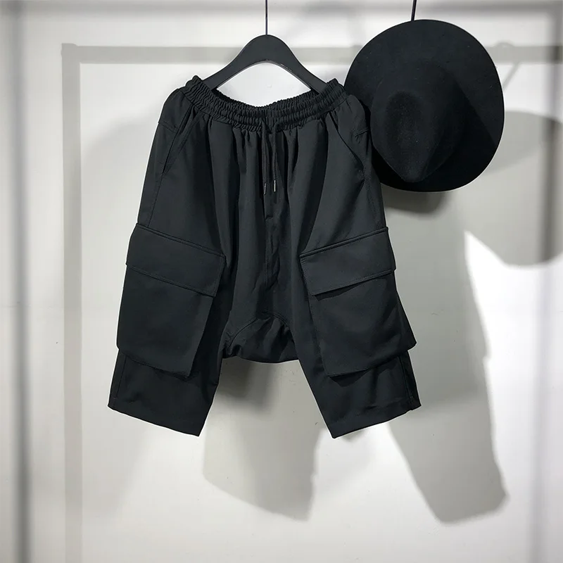 Мужские и женские повседневные короткие шаровары Owen Seak черные свободные