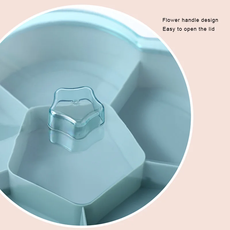 MICCK творческий украшенное цветочными лепестками блюдо для фруктов и конфет