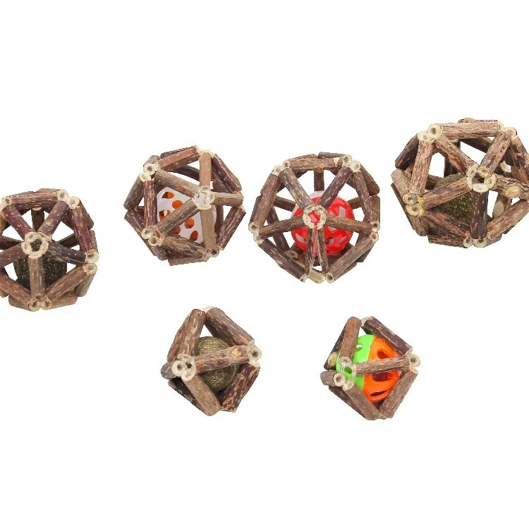 

Bamboo cane bell cat toy feathers tease Cat kill time Bell badminton attract s