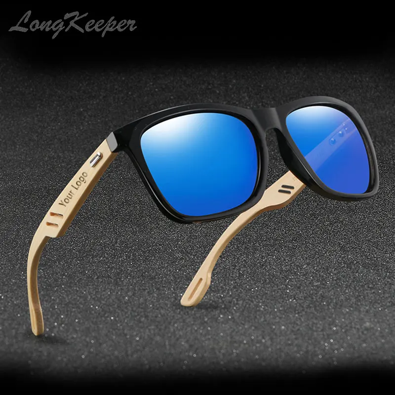 10pcs/lot Wood Sunglasses Men Women Square Bamboo Driving Goggle Classic Custom Logo Mirror Sun Glasses De Sol Masculino UV400