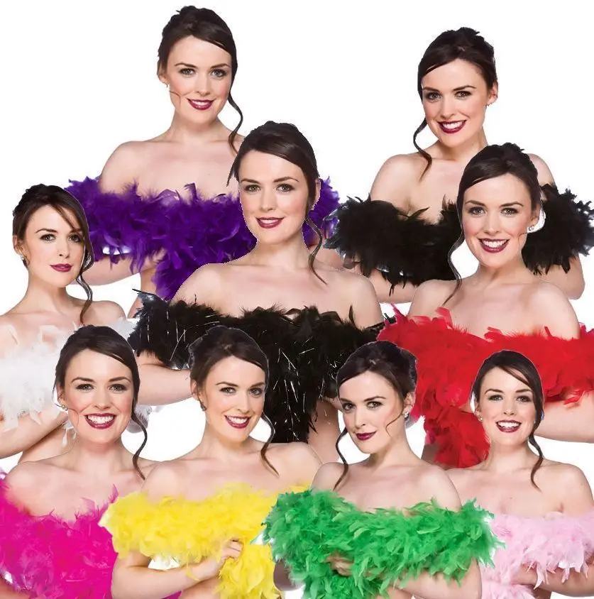 2 метра пушистые аксессуары для одежды куриное перо костюм/шоу/украшение
