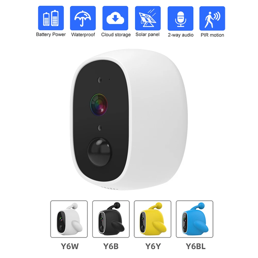 

Mini 4MP Wireless IP Camera Battery Powered 1080P Baby Monitor Waterproof Night Vision Security IP Surveillance Camera With Wifi
