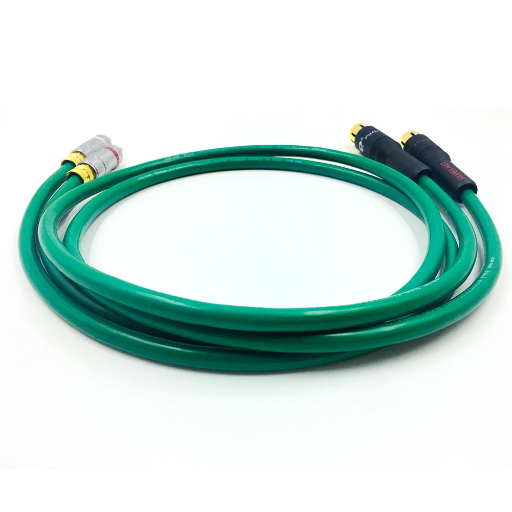 Hi Fi 2328 аудио кабель двойной RCA штекер на два XLR гнездо для усилителя CD DVD DIY плеер