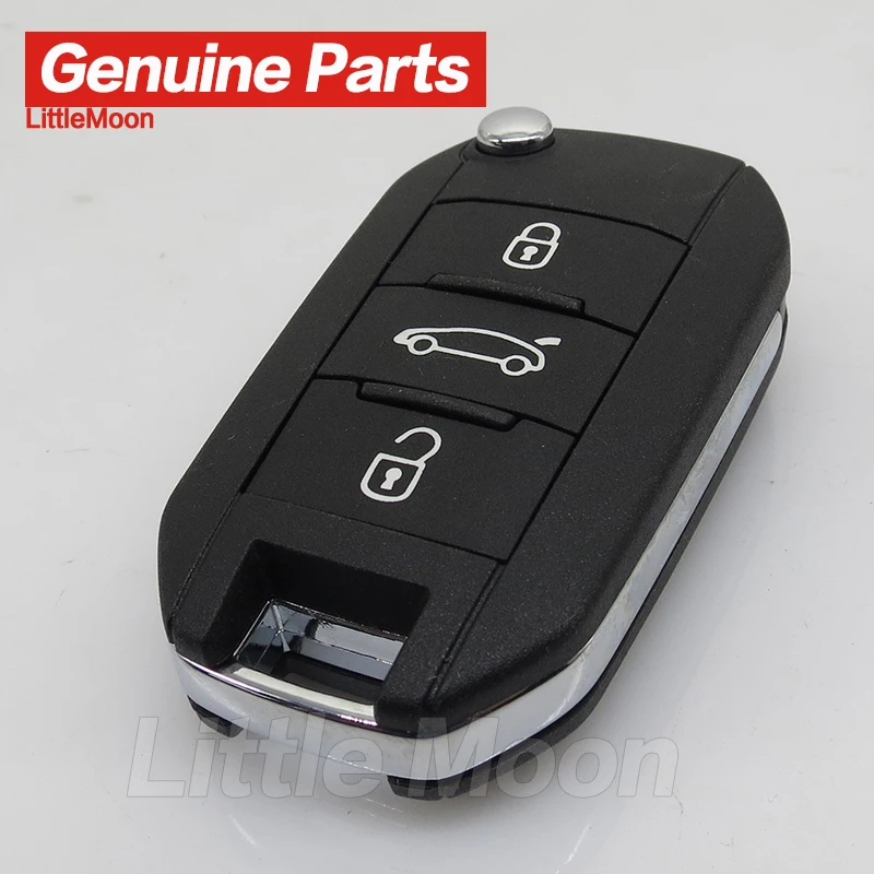 

Original new remote control assembly car key belt chip for Citroen C1 C2 C3 C4 C5 Elysee