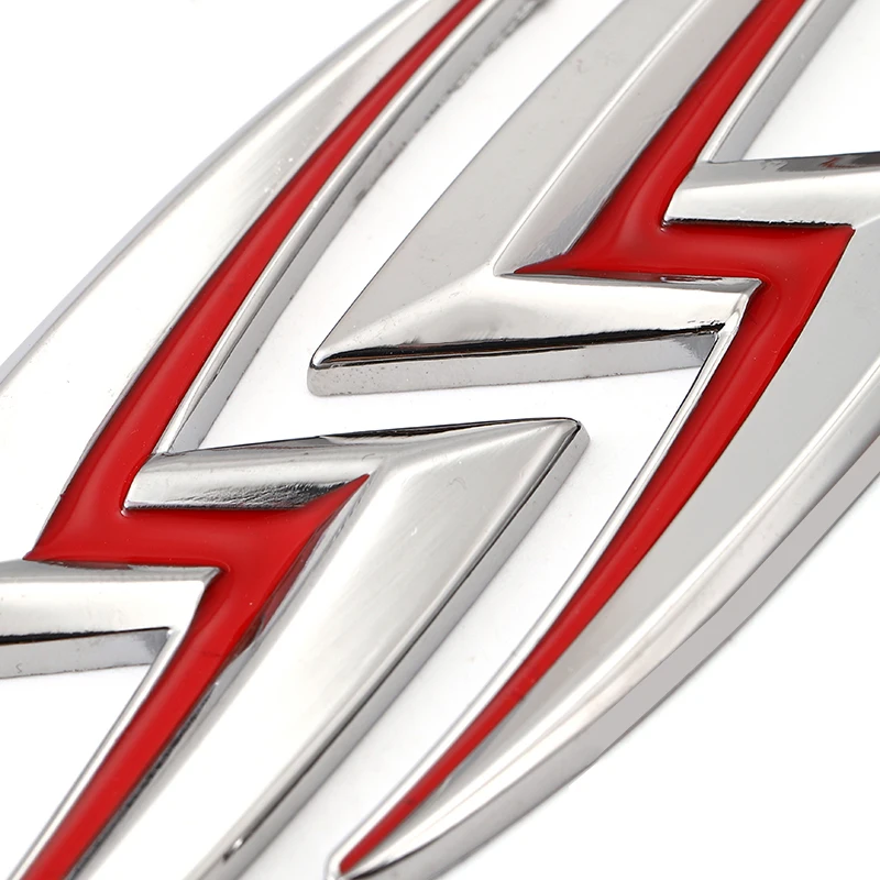 3D Metal S Lightning Logo Sticker Car Body Emblem Badge fender Rear Trunk Decal for Nissan S14 S15 Exterior Accessories | Автомобили и