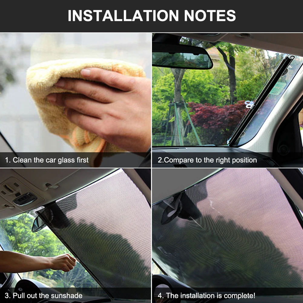

Car Sunshade Cover Interior Auto Windshield Covers Front Window Car Sun Shade Parasol for SUV Sedan Hatchback UV Protector Sun