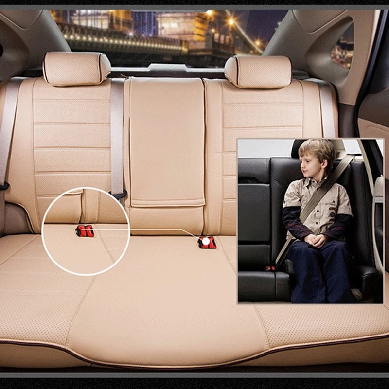 AutoDecorun чехлы для сидений Land Rover Discovery 5 2017 комплекты аксессуаров Защитные