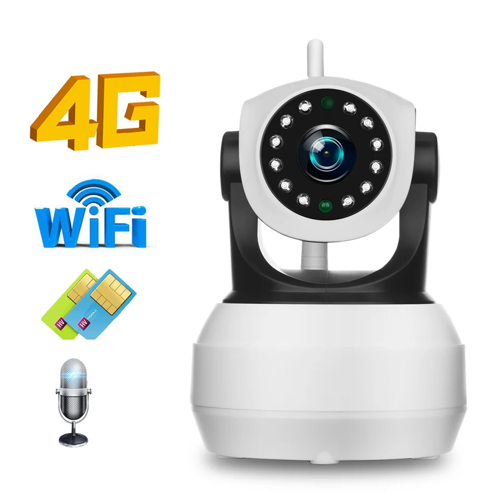 IP камера Hismaho 4G 3G с Sim картой 1080P 720P HD Wi Fi|Камеры видеонаблюдения| |