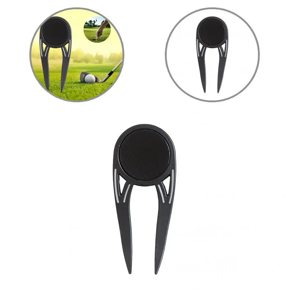 

Zinc Alloy Universal Golf Training Aids Pitch Alloy Divot Tool Repair Tool Golf Pitch Fork Anti-oxidation for Golf Lover