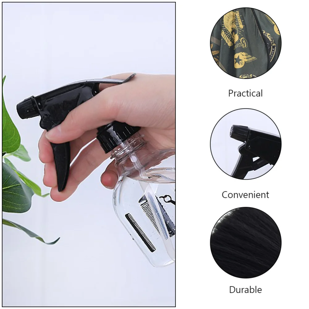 

1 Set of Hair Cutting Waterproof Cape Professional Haircut Clothes Sprayer Brush