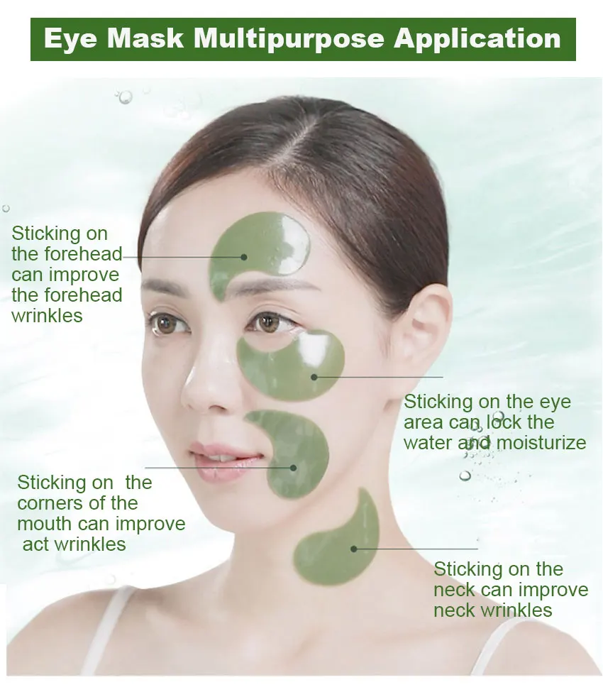 Золотая кристальная коллагеновая маска для глаз патчи ухода за глазами удаления