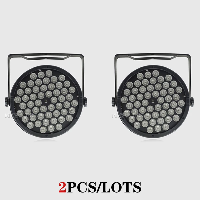 2 шт./лот 54X3W RGB 3 в 1 Светодиодный светильник Par 54*3w LED PAR DMX512 светодиодные лампы