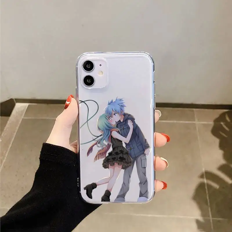 

Assassination Classroom Japan anime Phone Case Transparent for iPhone 6 7 8 11 12 s mini pro X XS XR MAX Plus