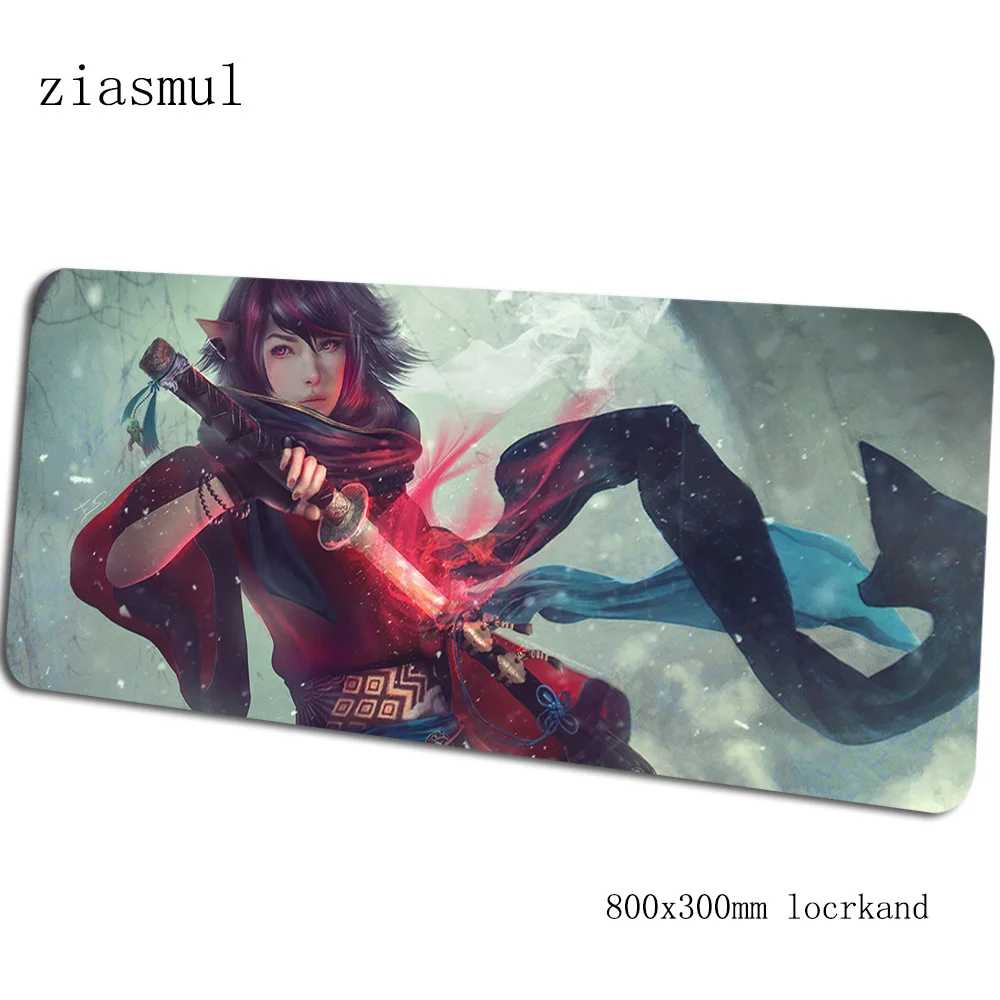 Final fantasy xiv коврик для мыши 80x30 см, 3d коврик для компьютерной мыши, игровые аксессуары xl, большой коврик для мыши, клавиатура, игры, pc gamer - Цвет: pattern 1