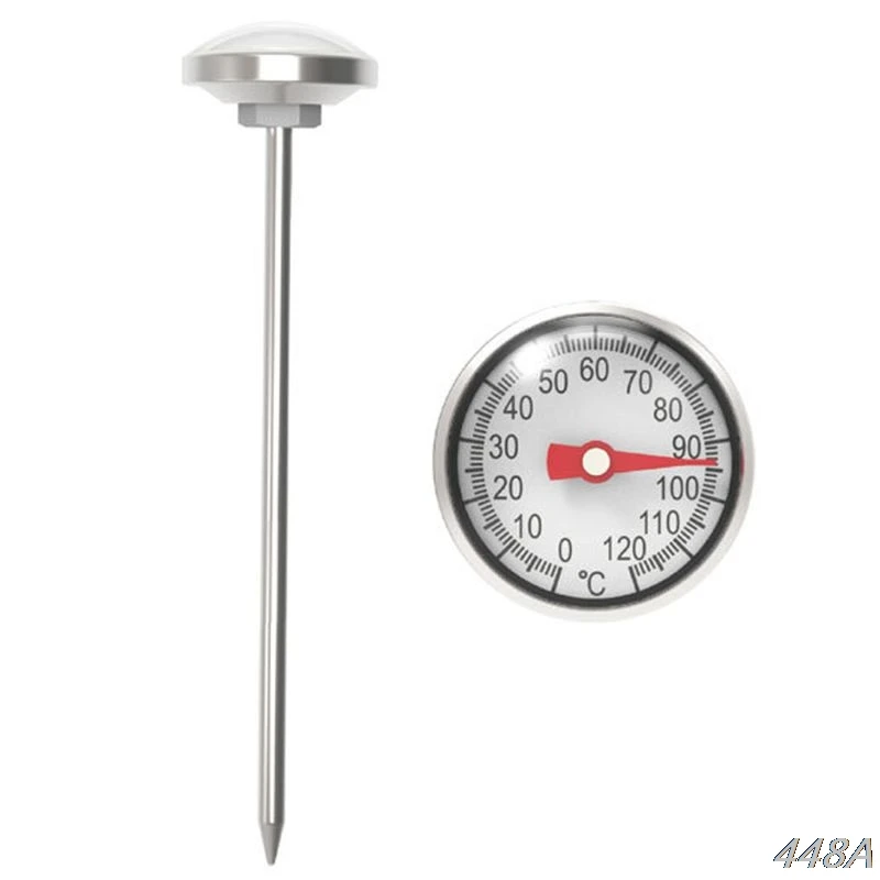 

Термометр из нержавеющей стали для барбекю, пищи, приготовления мяса, кофе, молока, новинка 2020