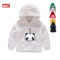 2019 new boy hoodies panda cartoon cute animal print girl hoodies children comfortable winter long sleeves boy clothes hoodies