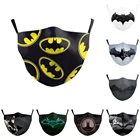 Маска для лица для косплея Темный рыцарь Брюс Уэйн пылезащитные маски для взрослых и детей