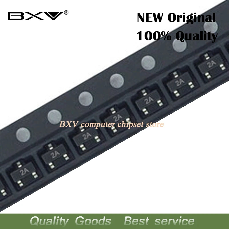 100 шт., MMBT3906 2A MMBT3906LT1G 3906 2N3906 200mA 40V SMD транзистор, новый и оригинальный