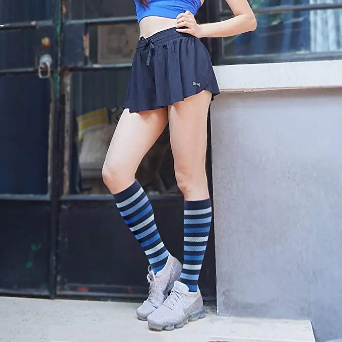 Компрессионные носки мужские женские в полоску с кошачьим Амуром для