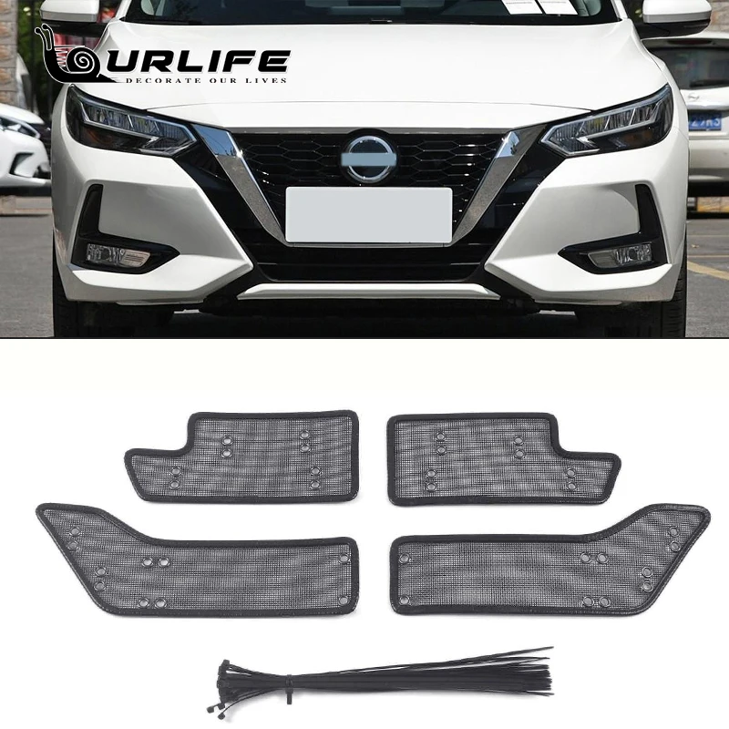 

Car Grill Insect Net Insect Screening Mesh Protection Cover Trim Accessories For Nissan Sylphy 2016 2017 2018 2019 2020